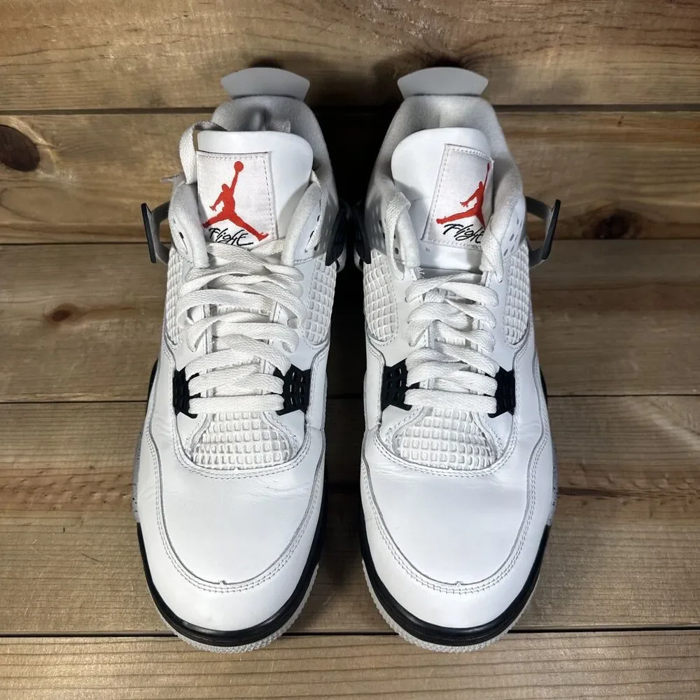 Size 11 Nike Air Jordan 4 Retro 2025 White Cement B-Grade Nike Refurb FV5029-100